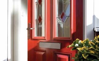 Red Composite Door