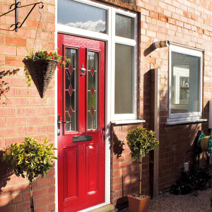 Red Composite Doors