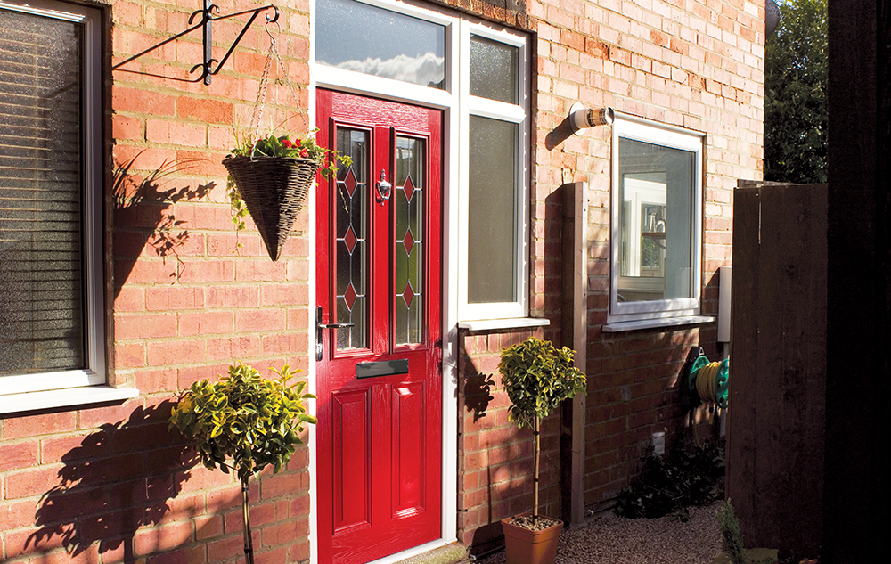 Red Composite Doors