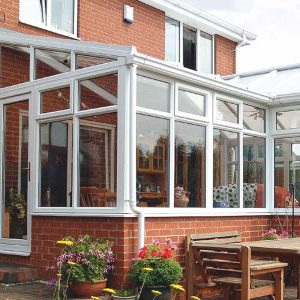 P Shaped conservatory