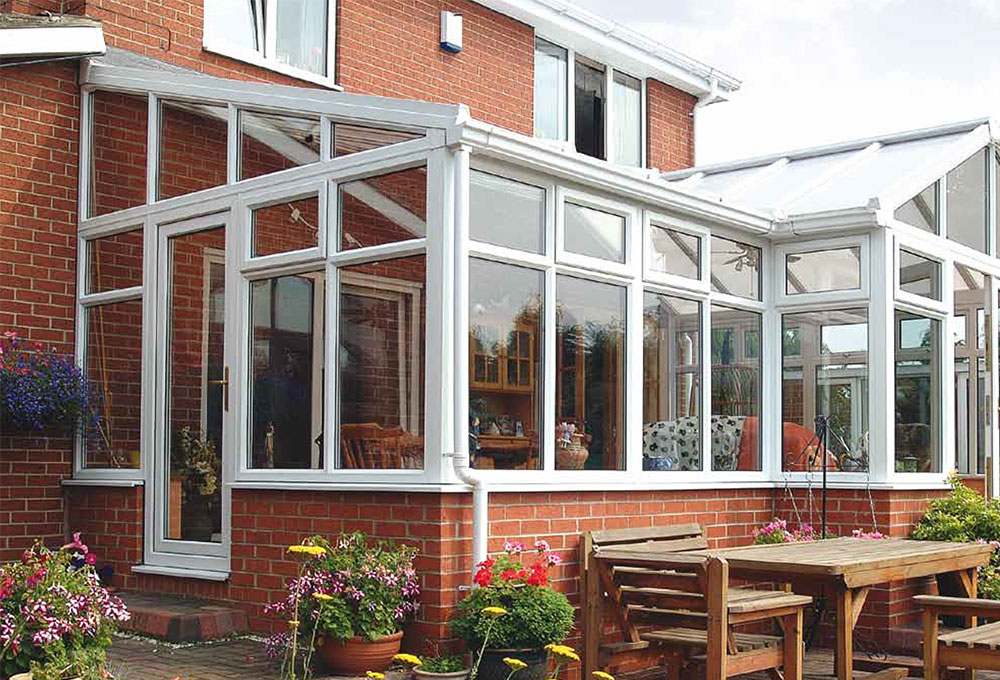 P Shaped conservatory